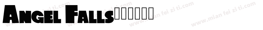 Angel Falls字体转换